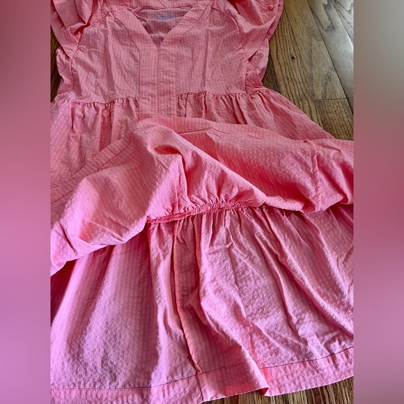 Vineyard Vines X-Small Sophie Harbor Tiered Ruffle-Sleeve Performance Dress - Picture 9 of 11